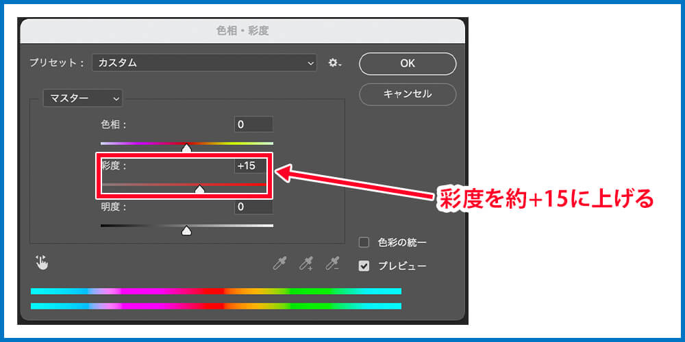 ②出現したメニューから「CMYKカラー」を選択して変換する