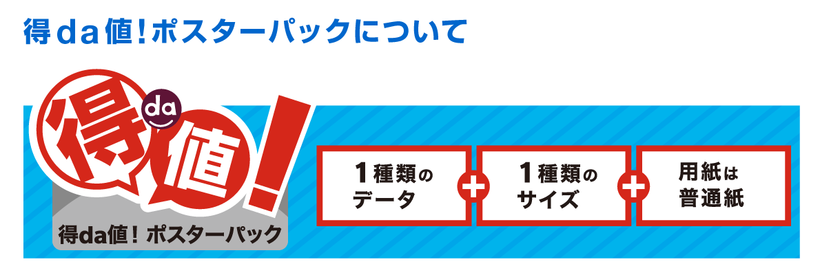 ポスター印刷得だ値パック
