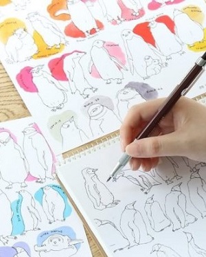 手描きのイラストを持ち込む