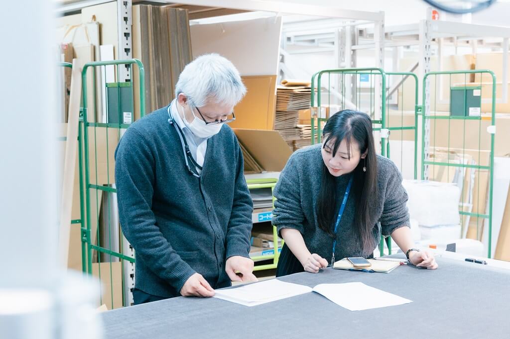 内部監査室・堀さん作業風景