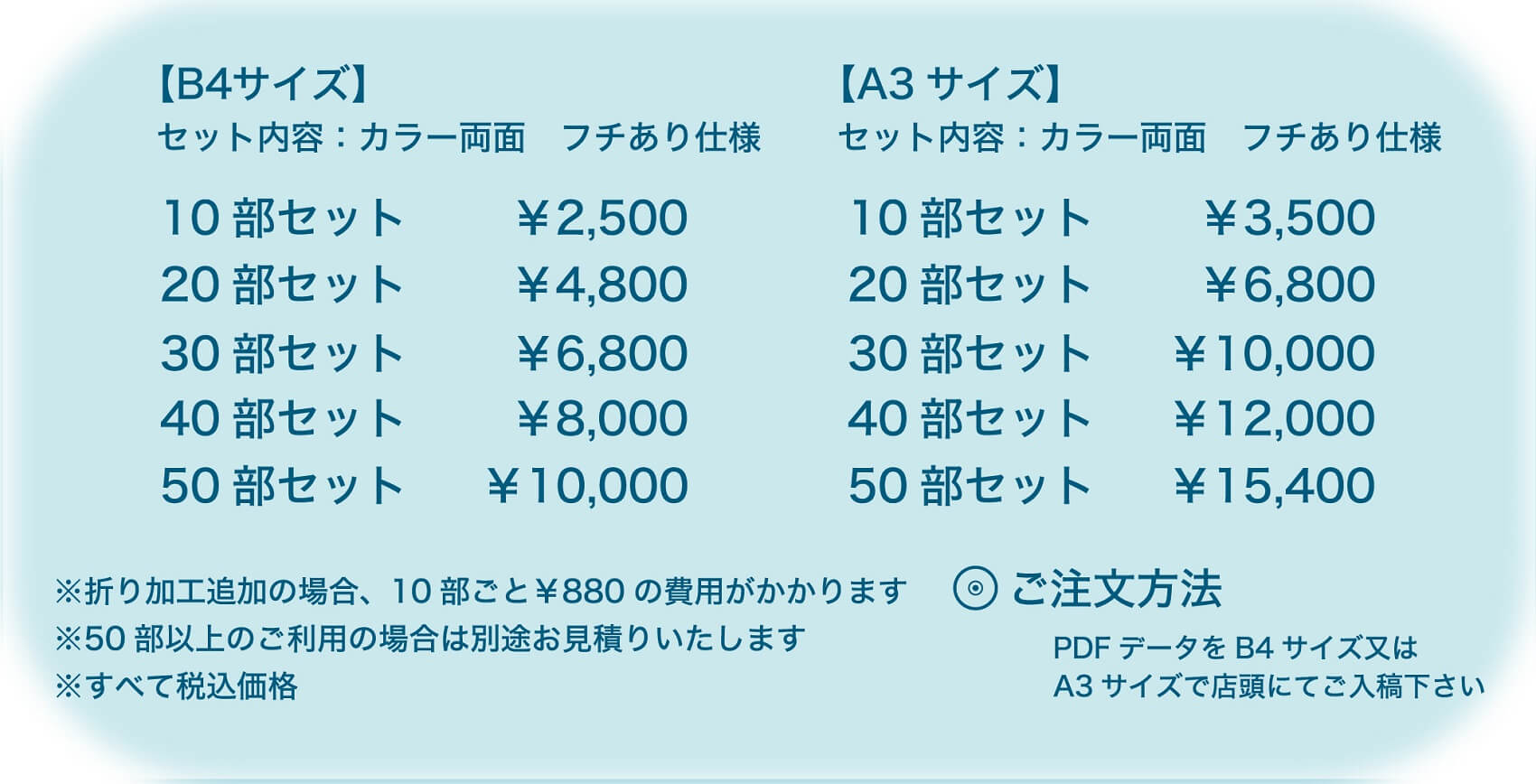 席次表価格表