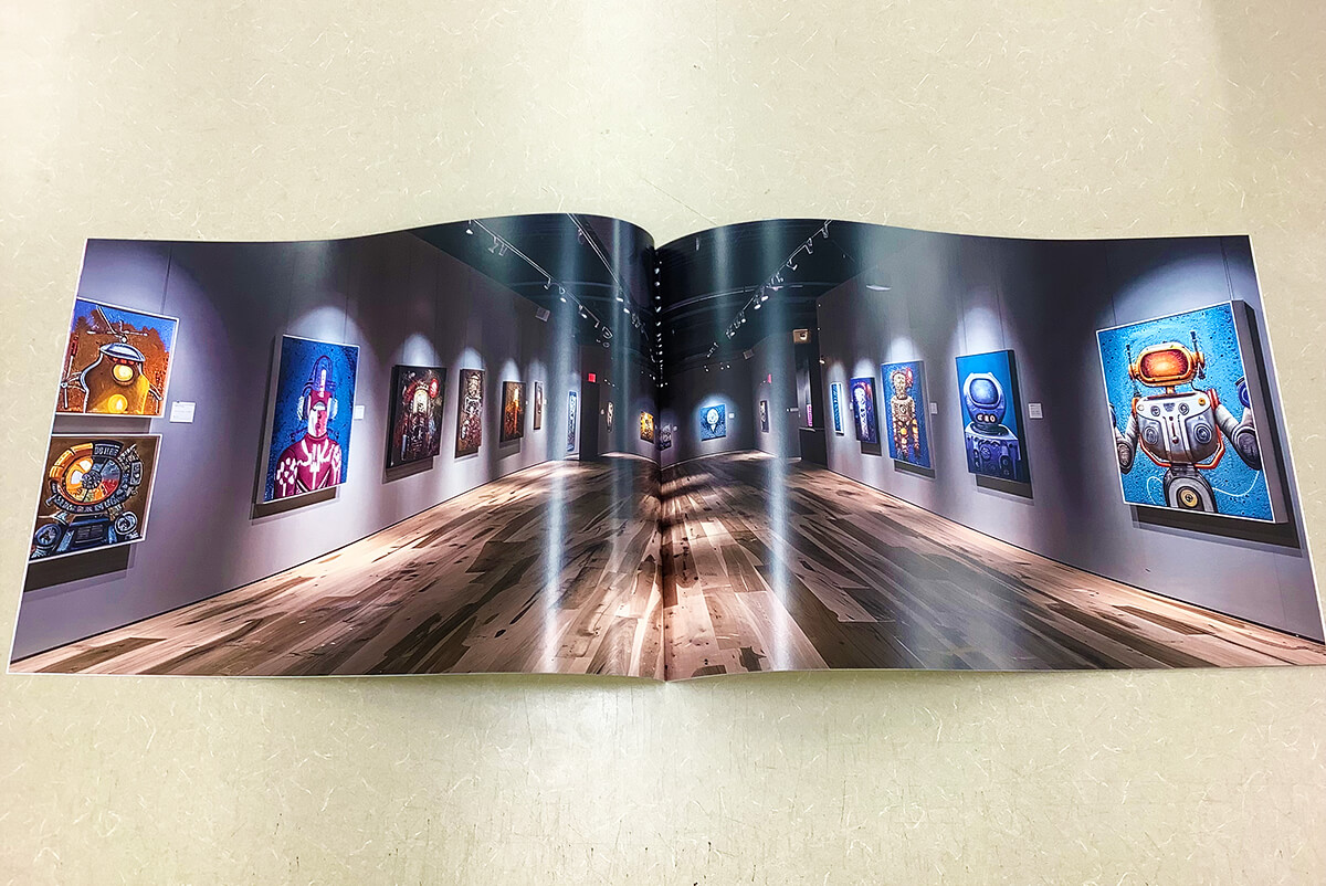 A3ヨコ型くるみ製本のサンプル写真③