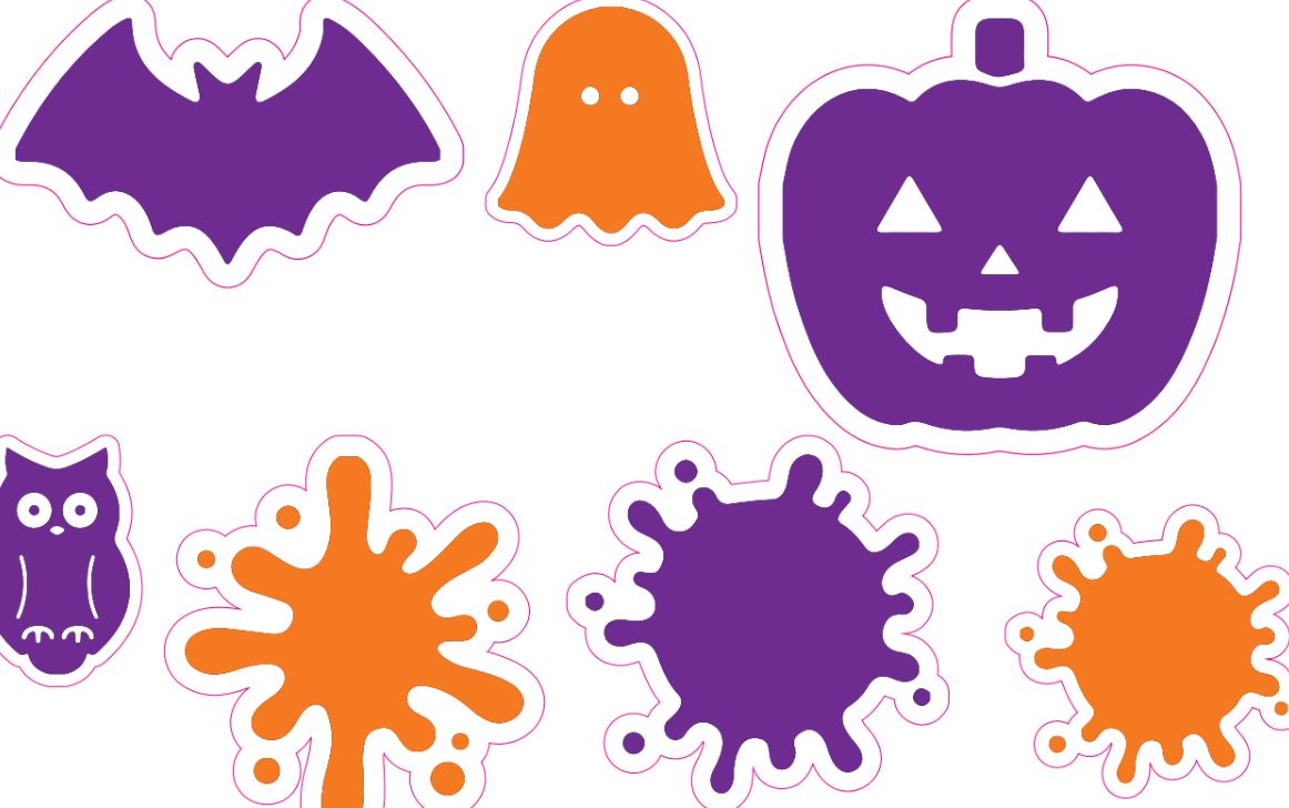 汐留店ハロウィンキャンペーン装飾品