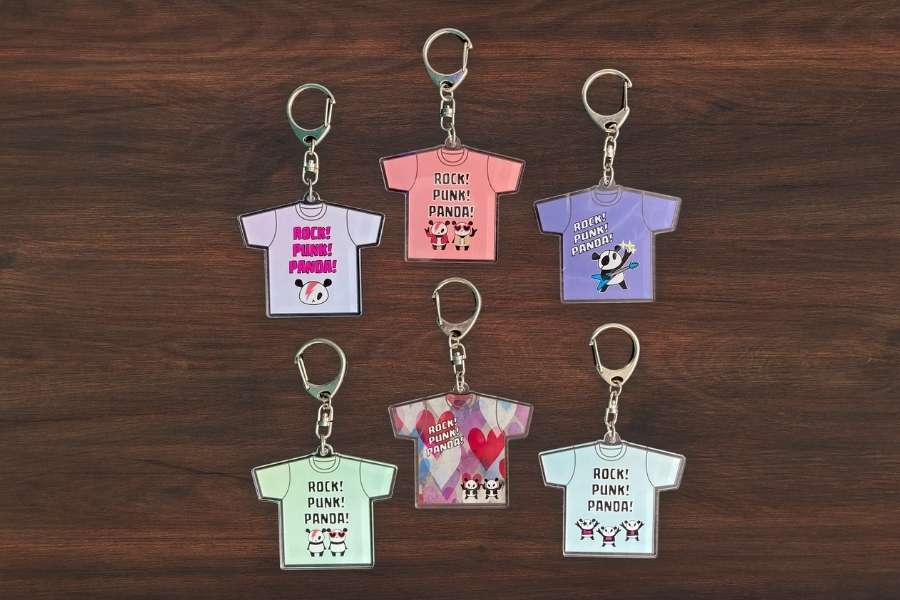 Tシャツ型キーホルダー