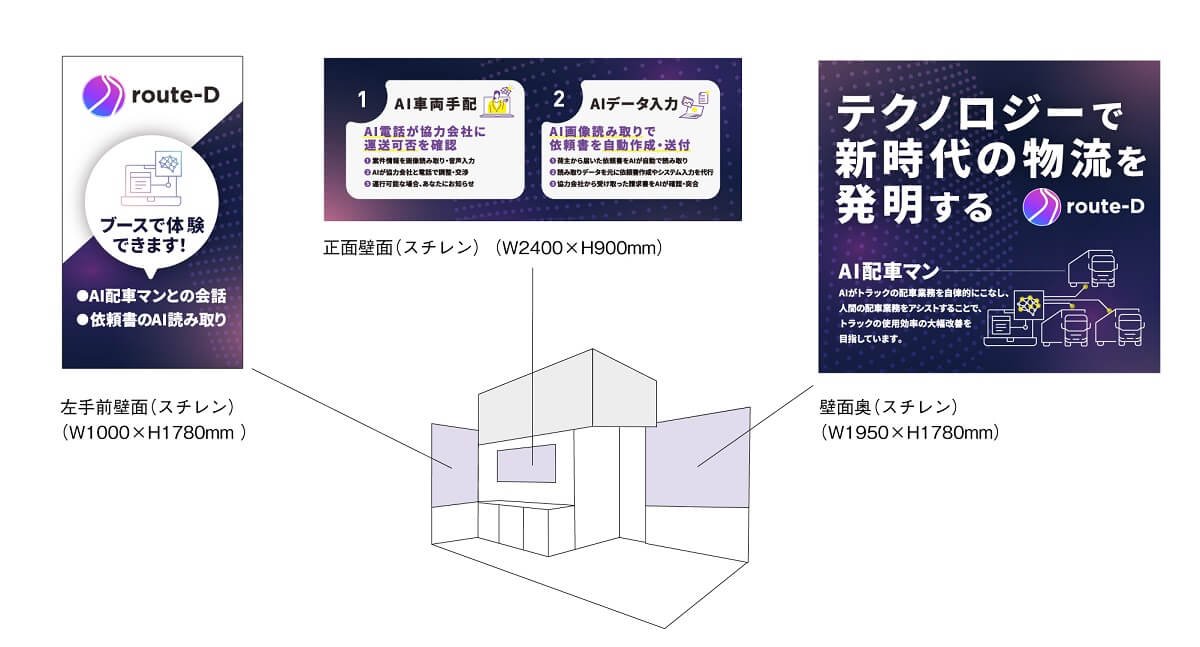 展示会ブースのデザイン・装飾｜インテックス大阪開催（第6回）関西物流展