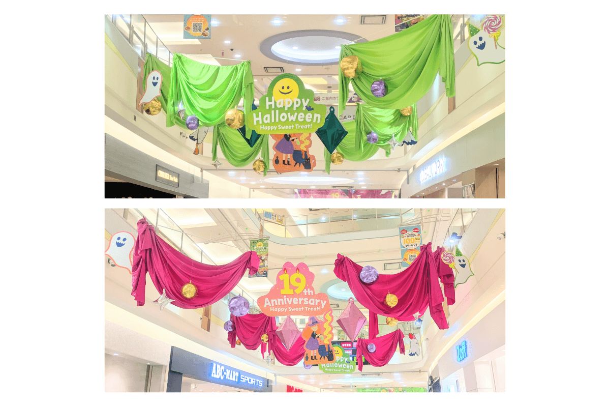 ハロウィン装飾（商業施設）②