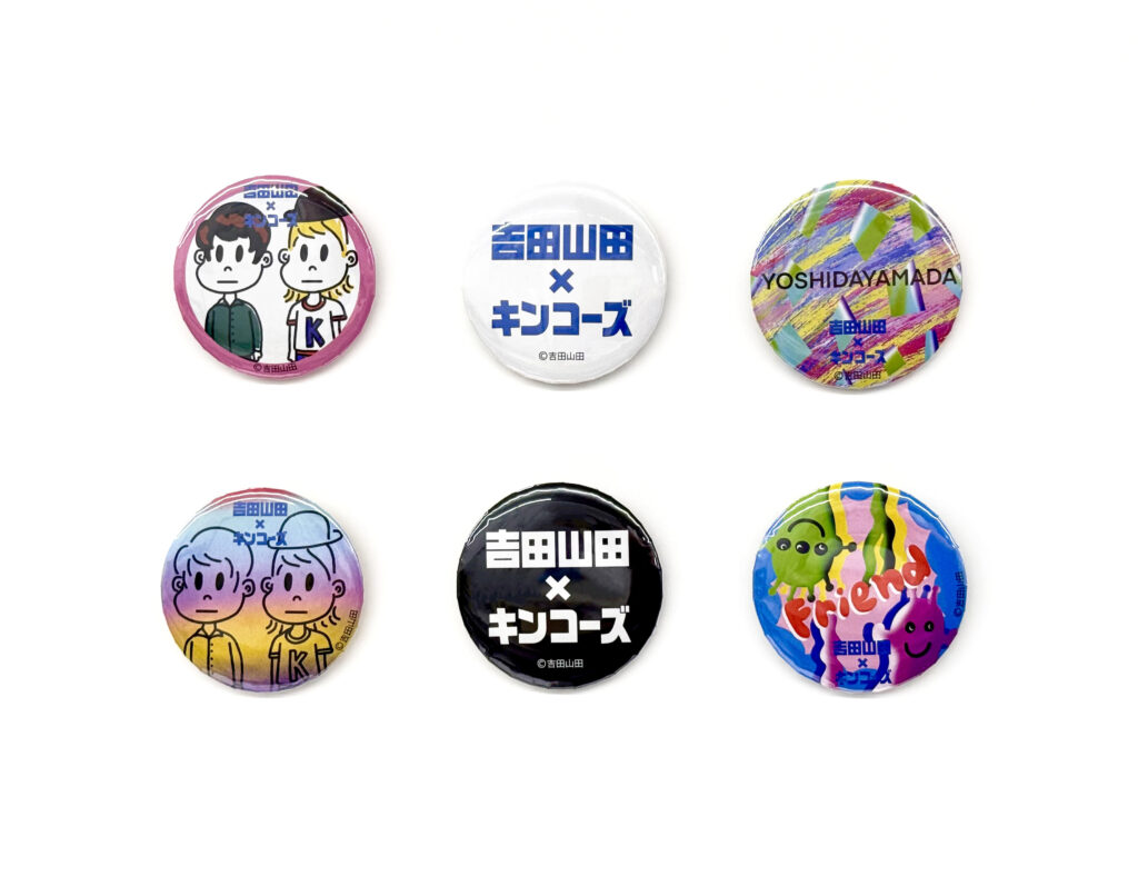 コラボグッズ缶バッチ6種