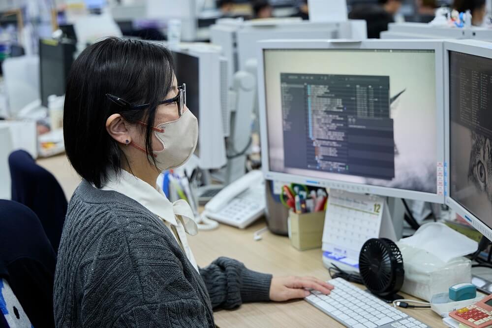 生産管理部 SPC生産管理グループ 東京S&Dチームの今泉さん