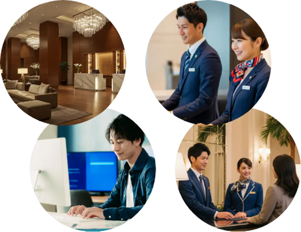 ホテル業界で働く人たち