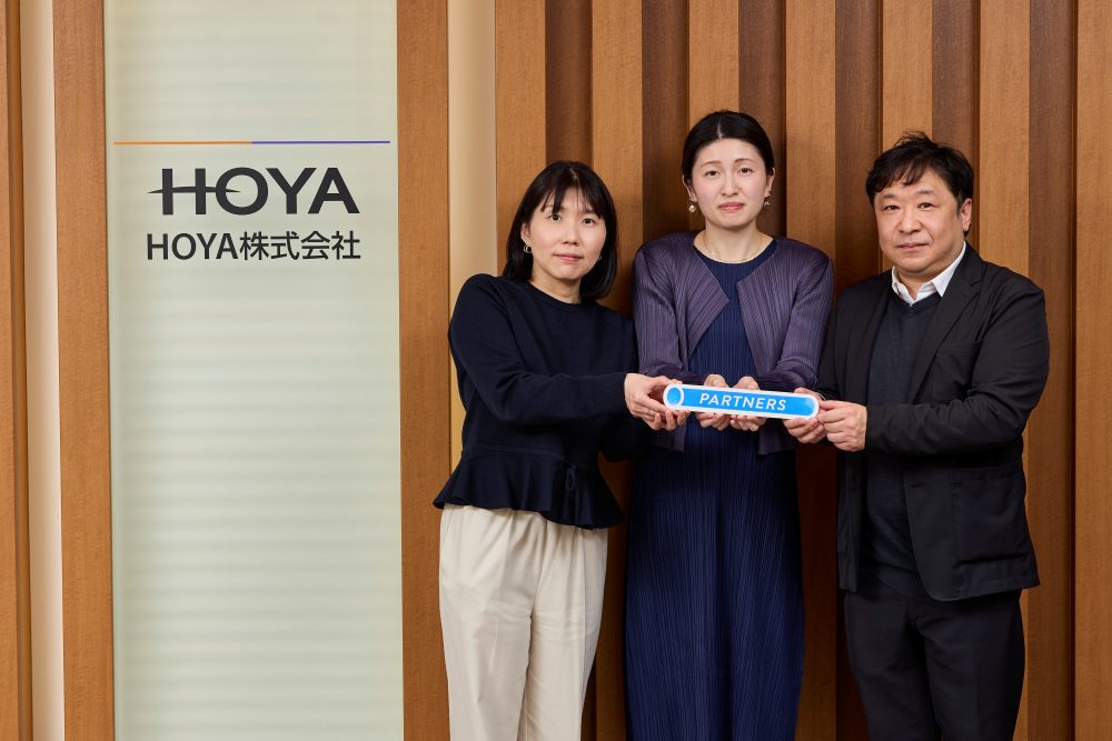 HOYAの皆さんと営業・小林のパートナーシップの絆