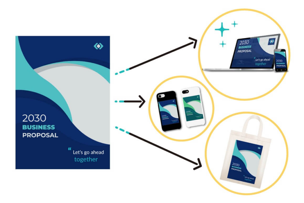 メインビジュアルをチラシ・ウェブ・POPへ展開