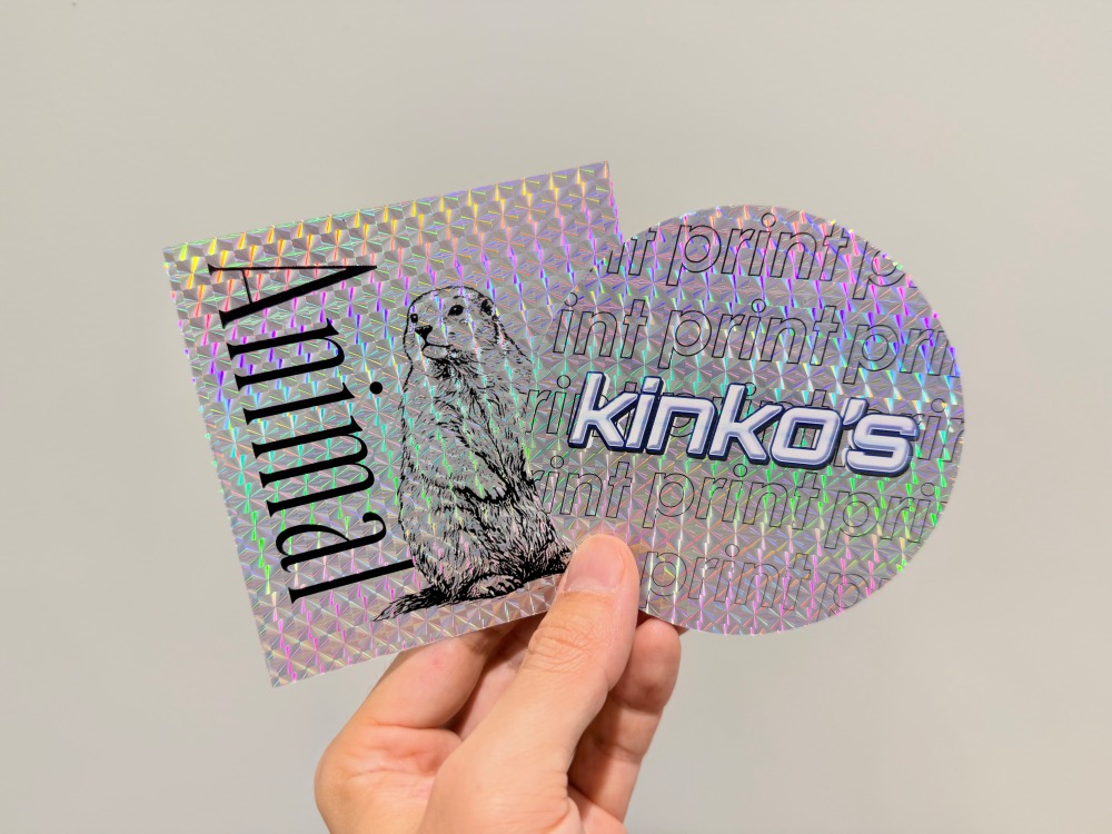 ホログラムステッカー印刷